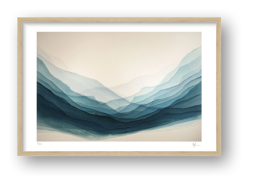 Flowing Stillness — framed