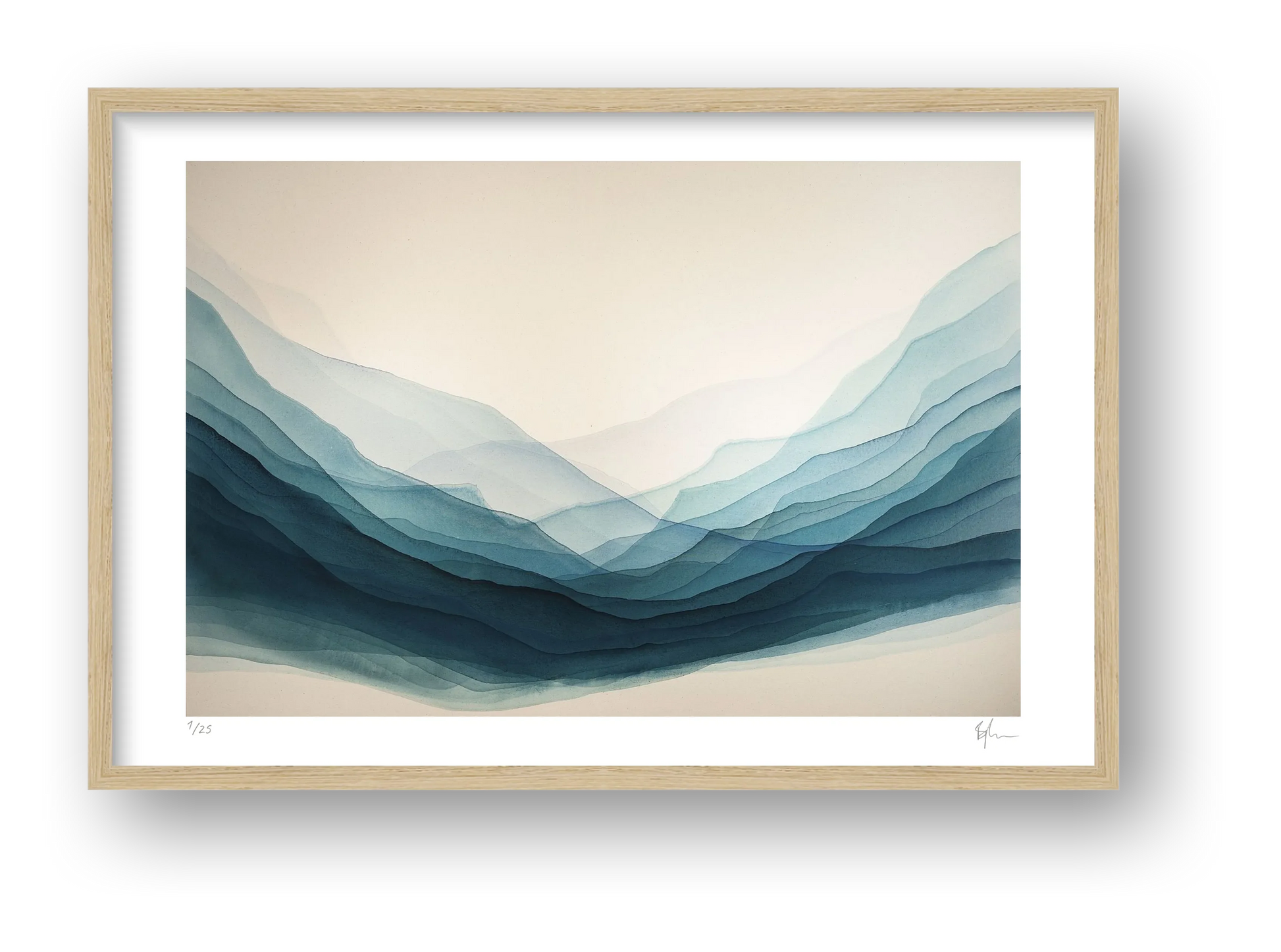 Flowing Stillness — framed