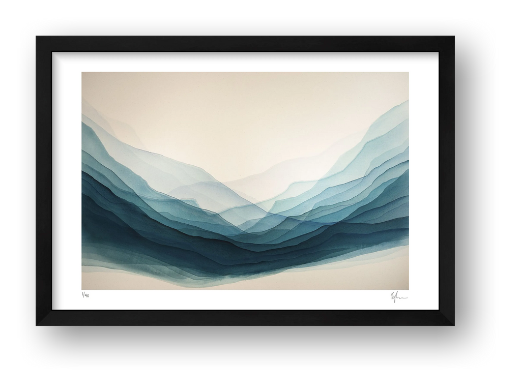 Flowing Stillness — framed