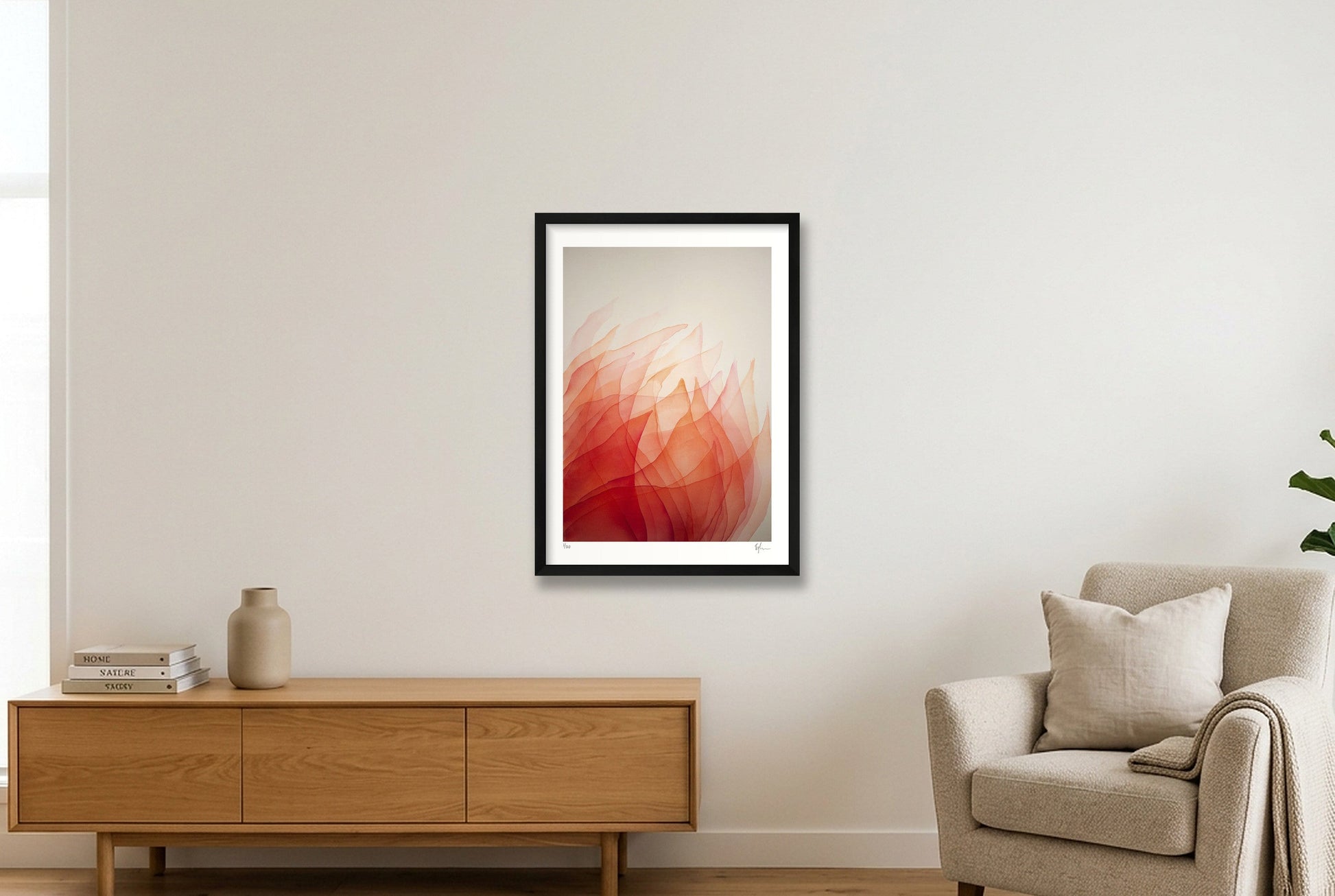Rising From Within — 42×59cm, 17×23" Black Frame