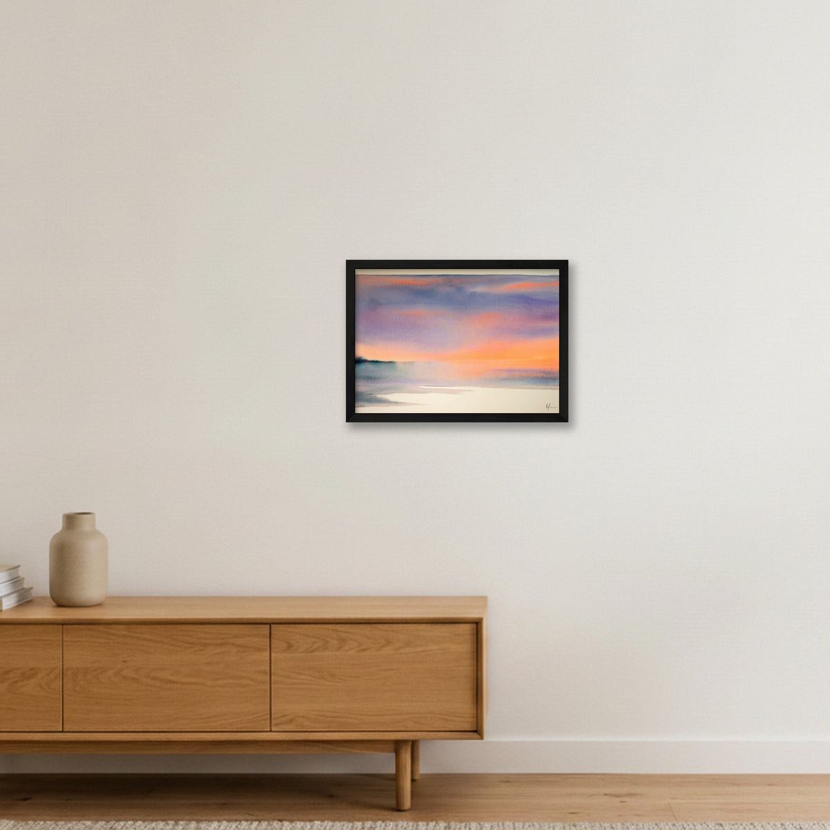 Morning Hush — A3 (42×30cm, 17×12") Black Frame
