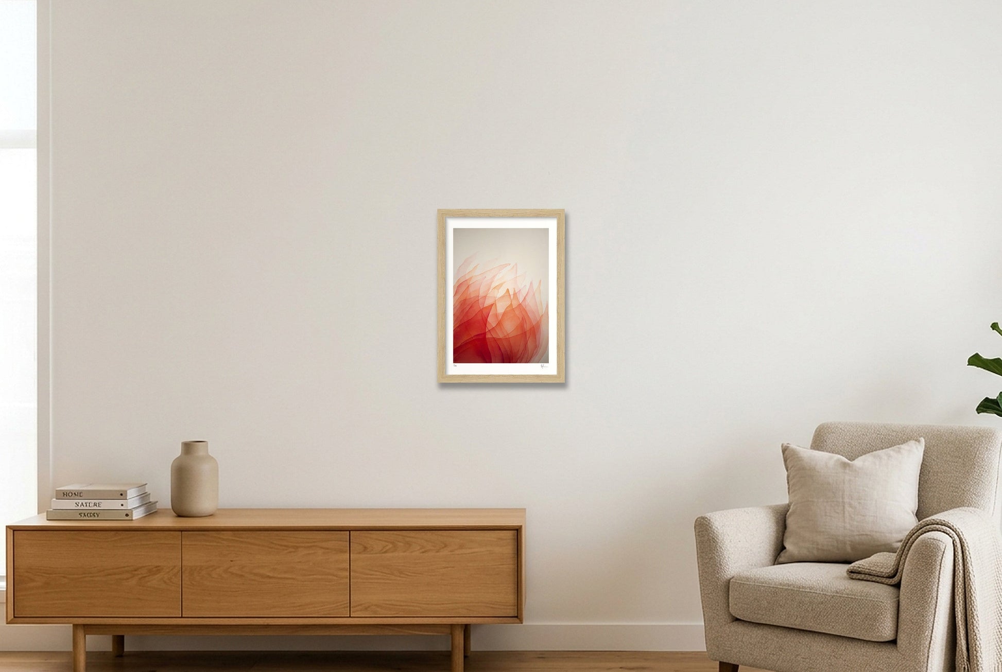 Rising From Within — A4 (21×30cm, 8×12") Oak Frame