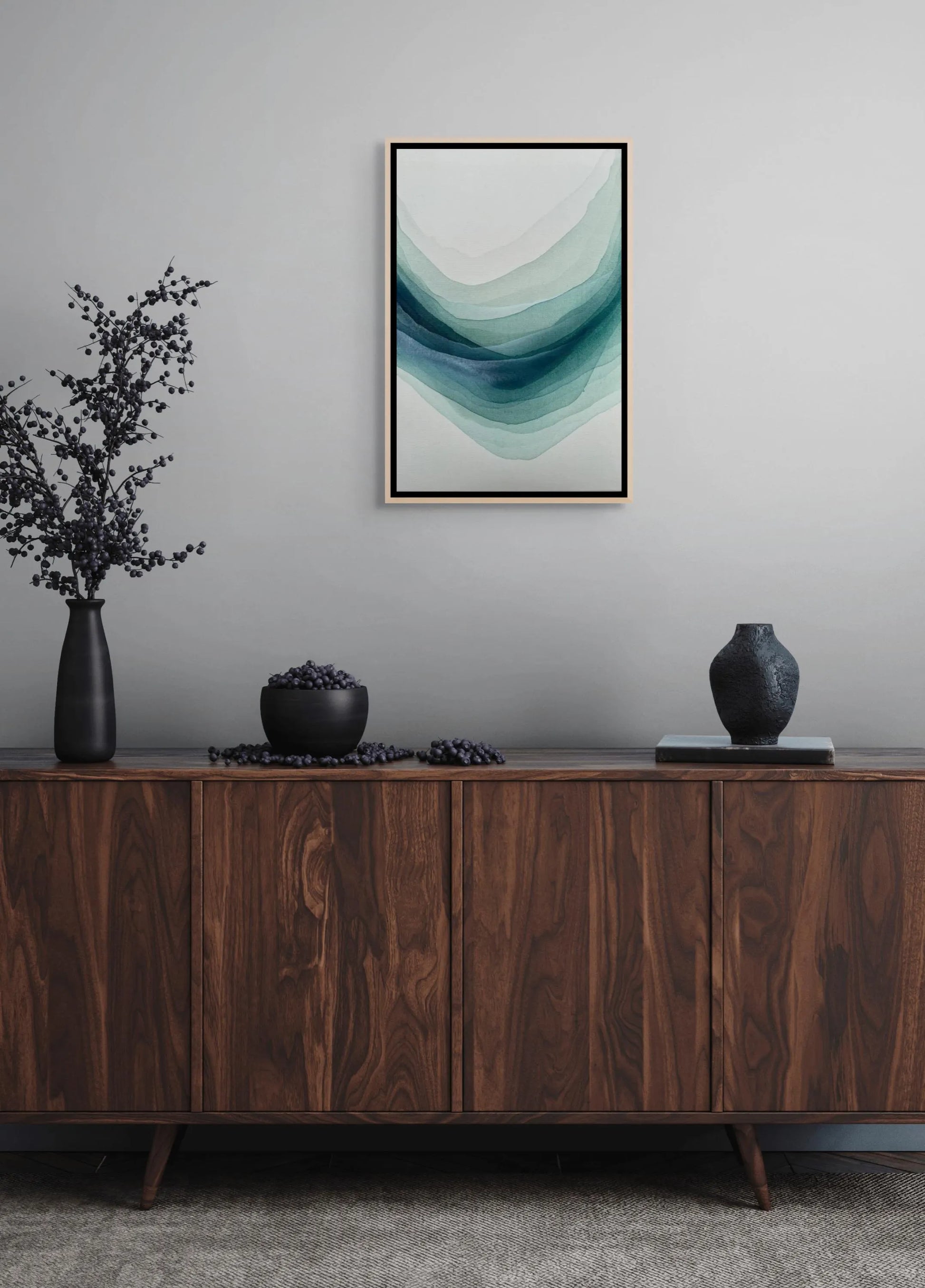 Mountainscape in green  1