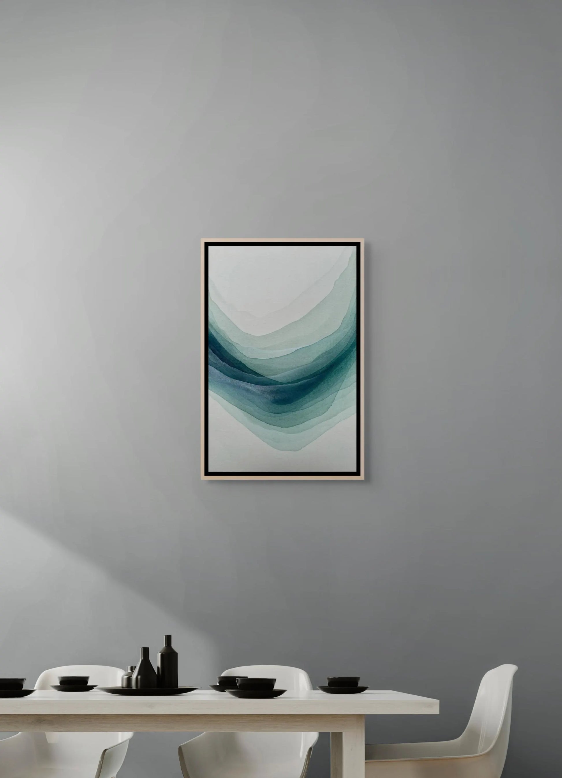 Mountainscape in green  1