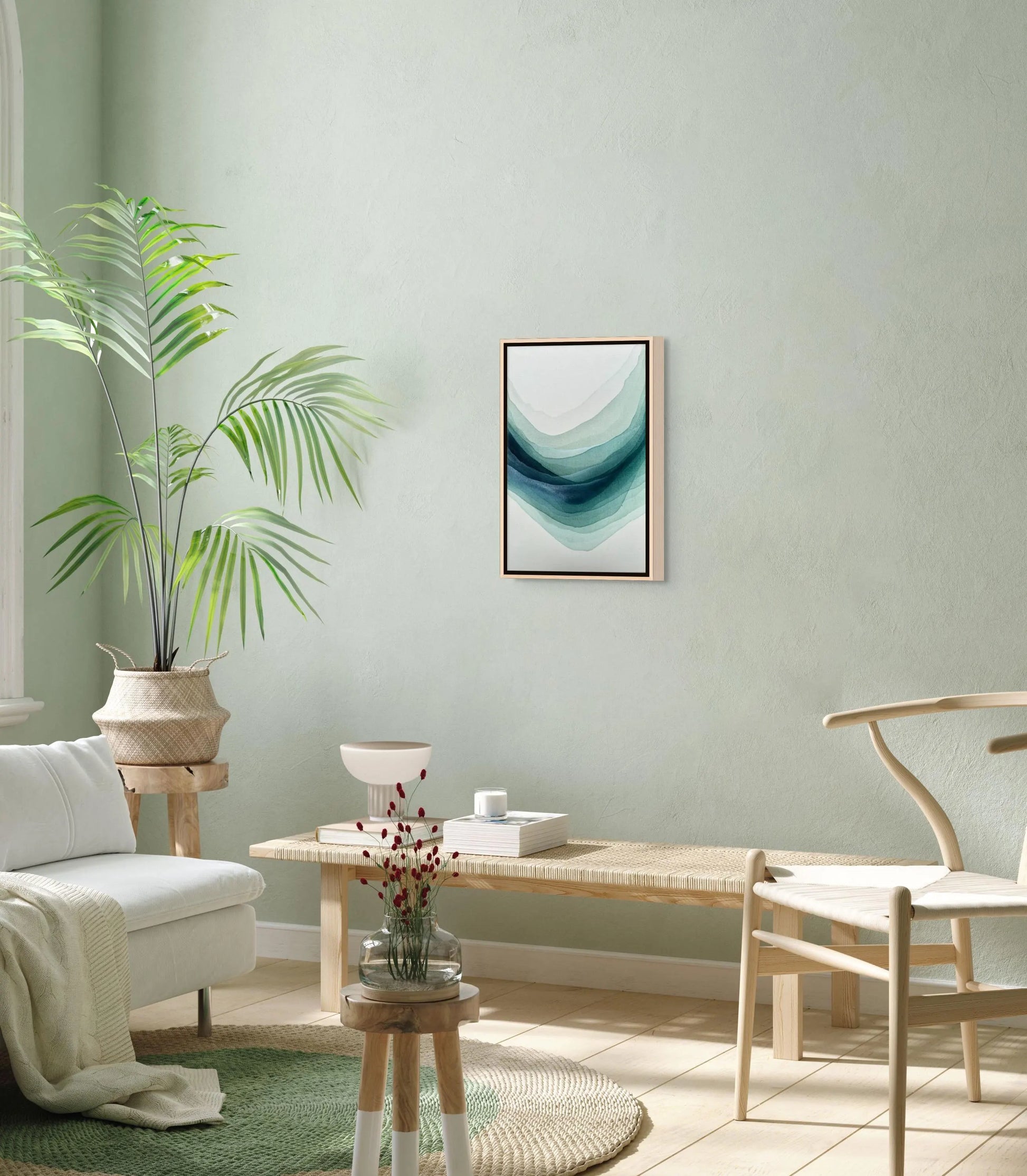 Mountainscape in green  1