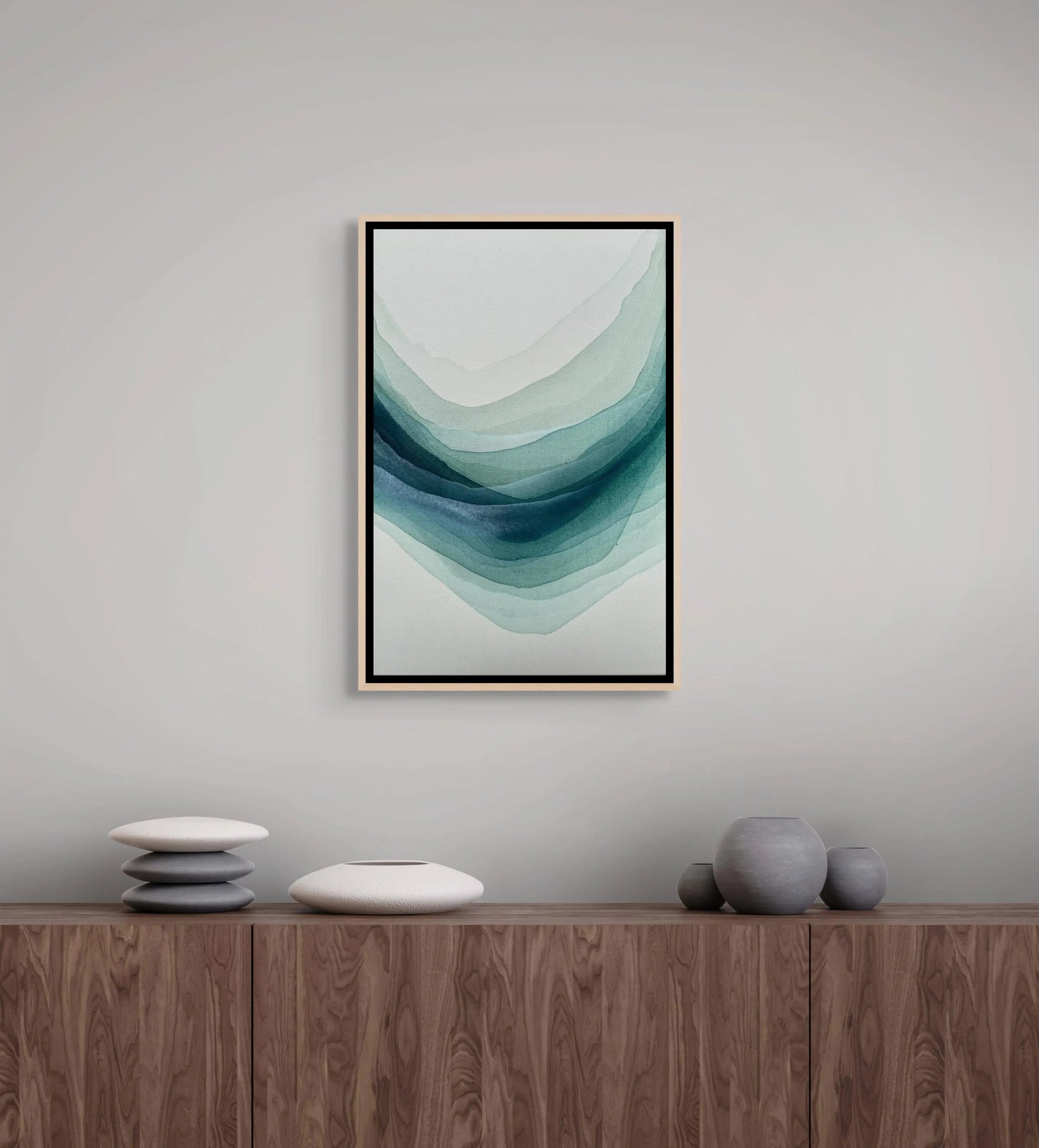 Mountainscape in green  1