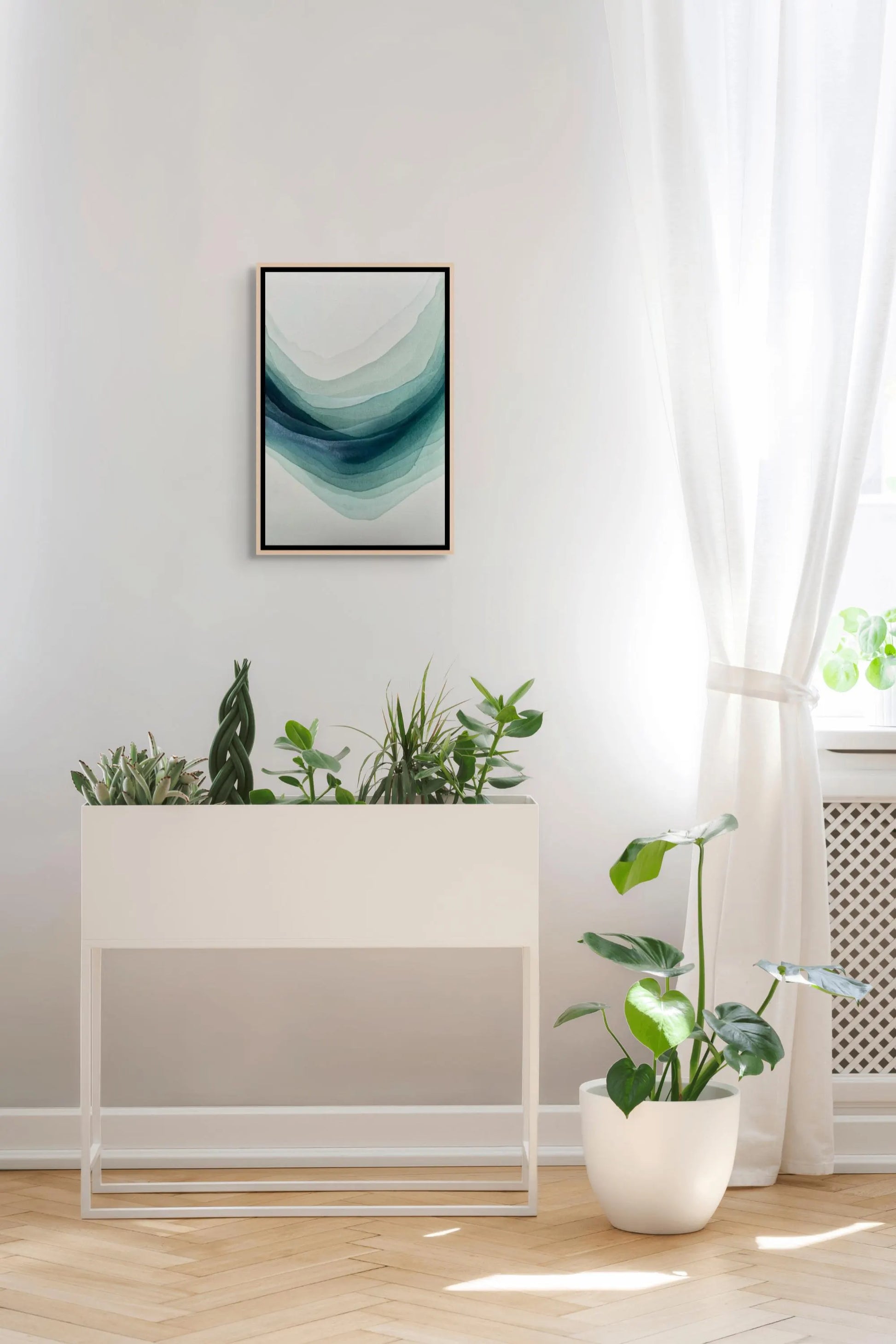 Mountainscape in green  1